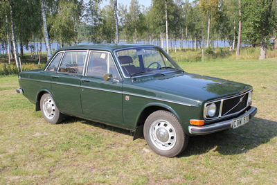 Här kommer en bild på Volvo 144 1970